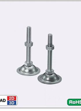 米思米调整块地脚NFJN6/8/10/12/16/20-50/60/75/100/130/150