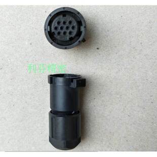 日本原装FANUC发那科JAE 编码器插头JN1FS10信号线弯接头10P