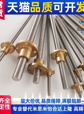 微型滑动丝杠MSSRA/MSSRW/MSSR/MSSRN4 6 8 10 12 15梯形丝杆螺杆