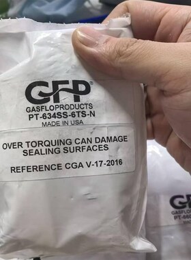 美国GFP钢瓶接头套组CGA PT-660S-6TS-P PT-634SS-6TS-N