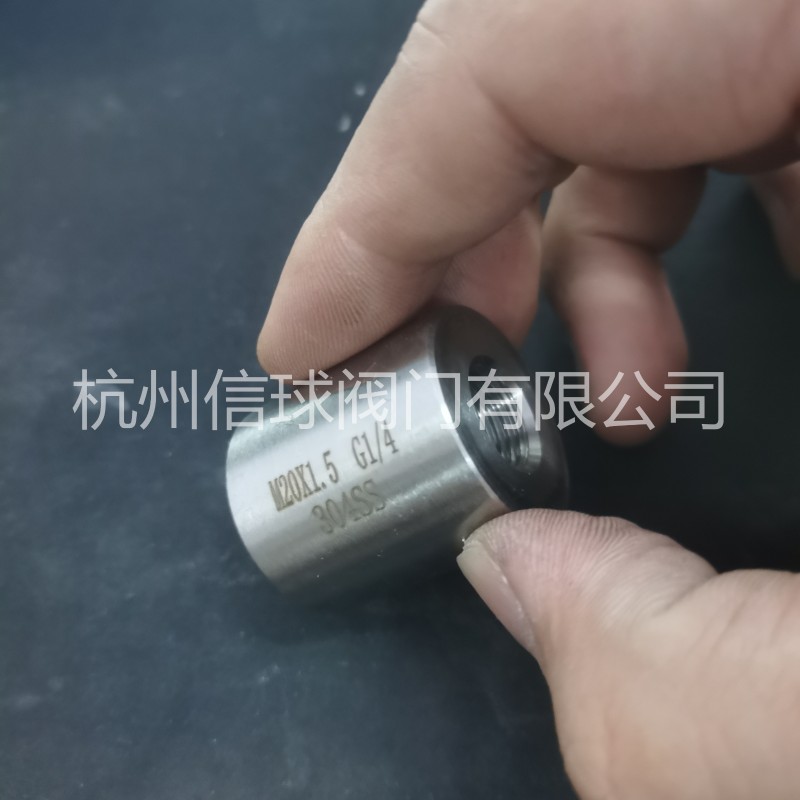 不锈钢304/316l变径内丝M20*1.5转G1/4内丝仪表变径接头M14*1.5