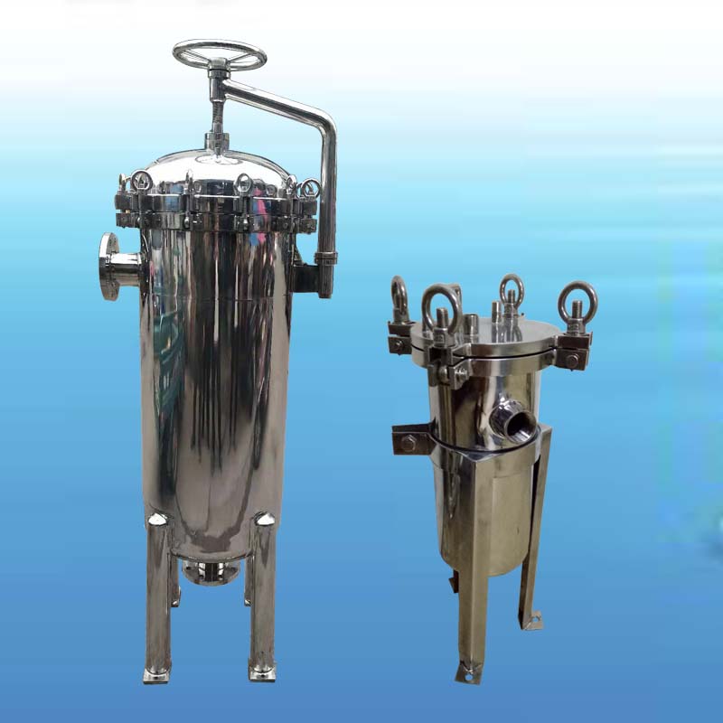 304不锈钢袋式过滤器卫生级单袋多袋大流量井水河水饮料液体过滤