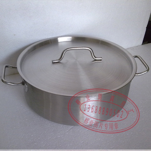 不锈钢三层复合底婴儿煲粥锅双耳小汤锅 奶锅14cm高5.5/8.5cm加厚