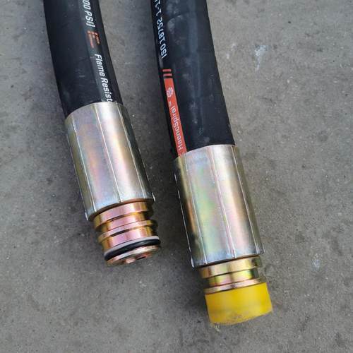 25高压钢丝注浆胶管32矿用直通快速接头压灌浆管6分1寸空压机风管