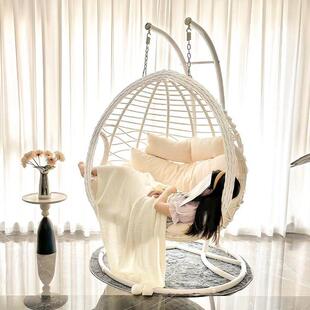 紫叶戴斯吊椅家用阳台吊篮藤椅卧室少女吊兰椅室内秋千双人摇篮椅