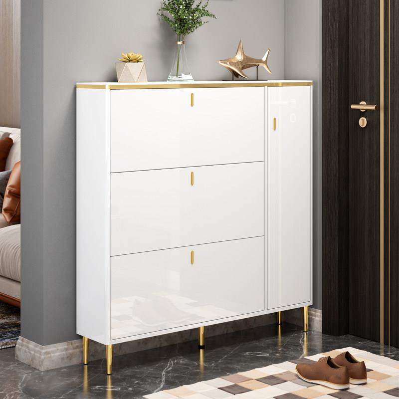 超薄鞋柜家用门口大容量玄关柜简约现代收纳柜轻奢岩板翻斗门门厅,住宅家具,鞋柜,淘宝优惠券,粉丝福利购,淘宝优惠卷