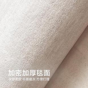 奶油风地毯客厅卧室轻奢高级感沙发茶几书房防水防污易打理大面积