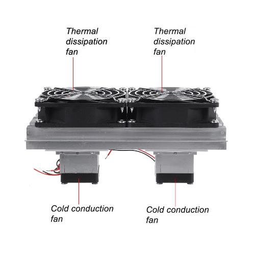 成品半导体制冷片套件12v电子制冷器diy散热器小空调冰箱降温模块