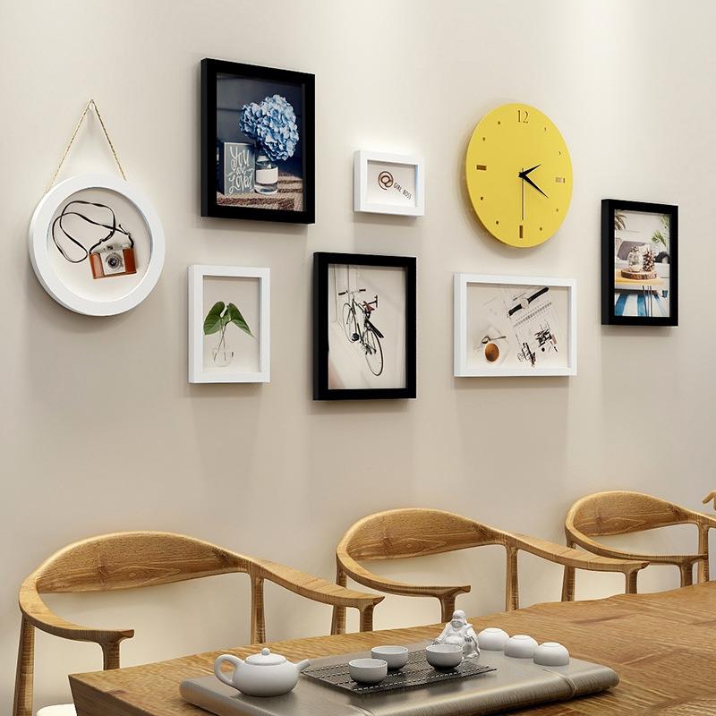 022装饰画影楼挂画沙发背景墙壁画简约现代北欧墙画组合