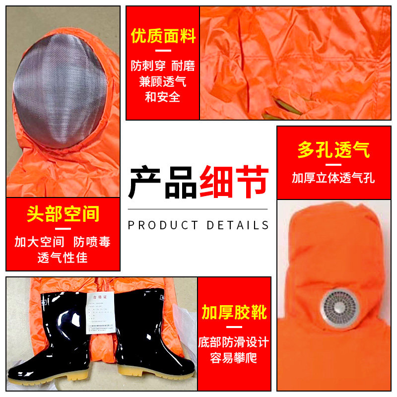 消防防蜂服风扇防蜂衣全套透气连体带帽加厚防护马蜂专用胡蜂养蜂
