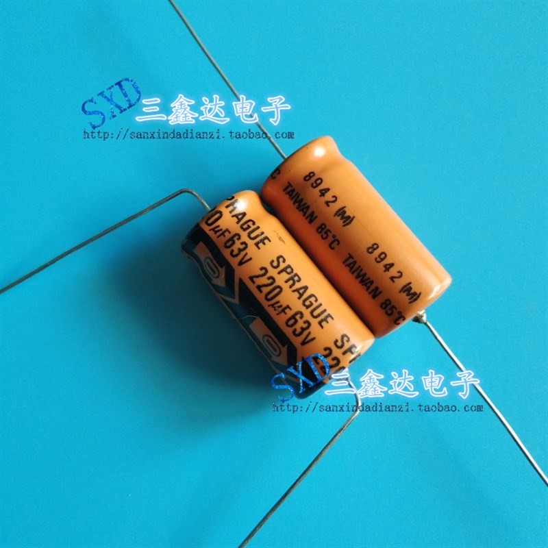 63V220UF 220UF63V全新原装美国思碧胆机轴向卧式 电解电容 13*26