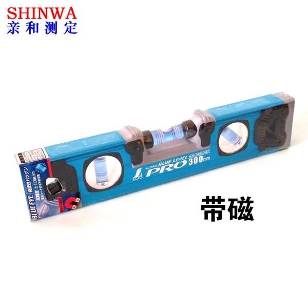 日本企鹅SHINWA亲和高精度水平尺76390装修水平仪带磁性300-900mm