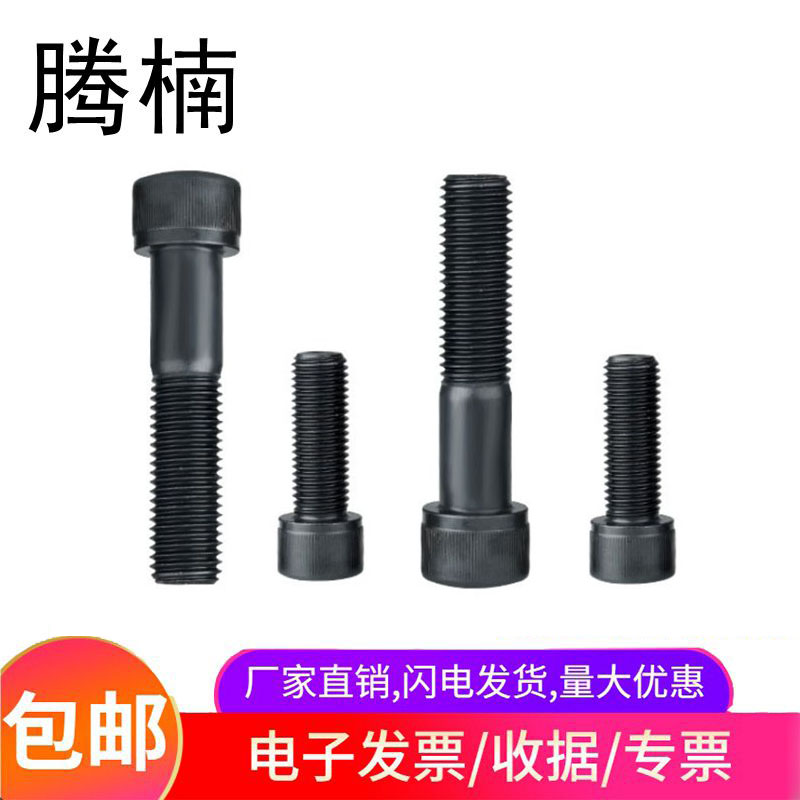 12.9级DIN912高强度圆柱头内六角螺栓m12m14M16M18M20M24螺丝