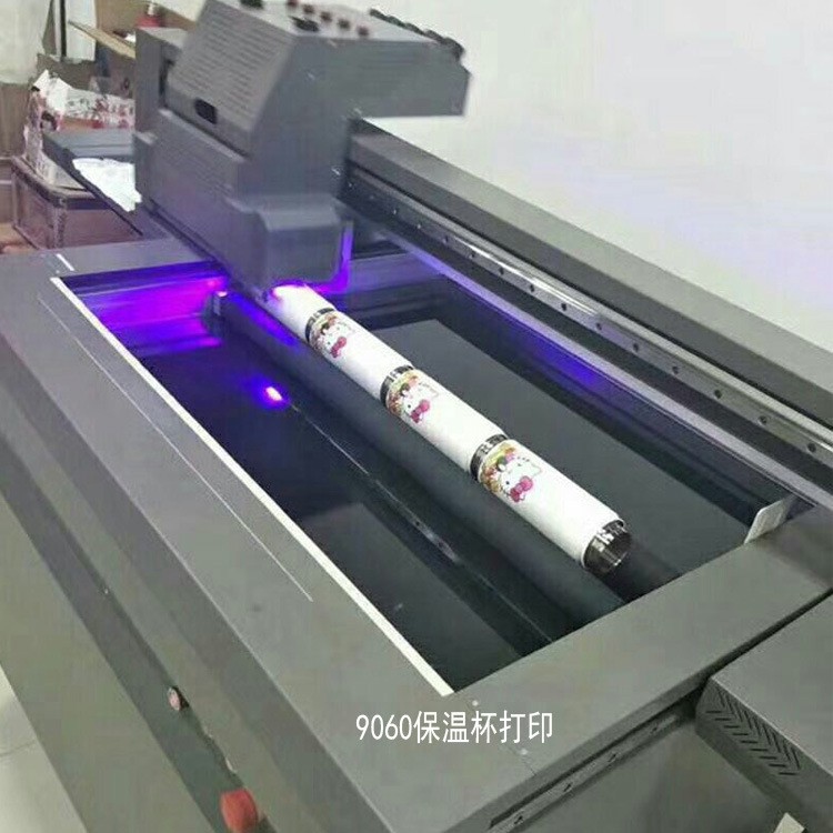 保温杯玻璃杯彩色打印机 彩印 圆柱体曲面uv3d打印机