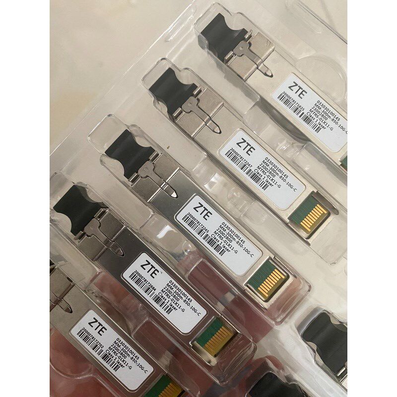 中兴10G-850nm-0.3km万兆多模光模块,拆机成色如