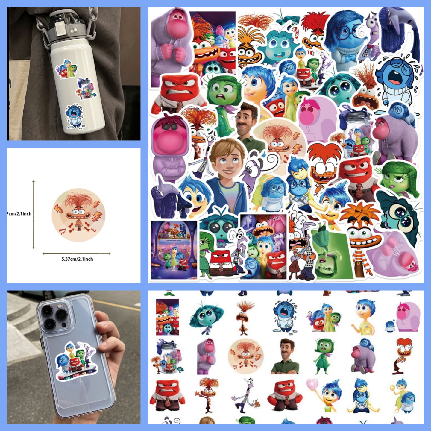 50张新款大脑特工队电影热门贴纸