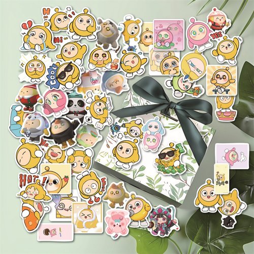 50张涂鸦派对贴纸儿童奖励