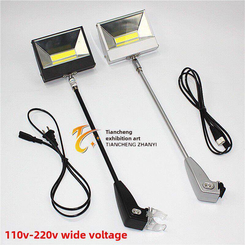 LED20W/30W串联射灯 快幕秀拉网展架展板长臂灯 展览射灯110-220V