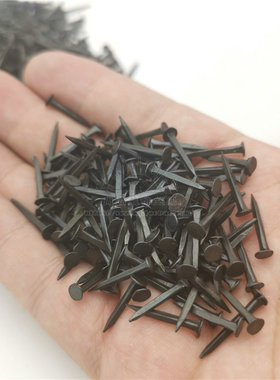 包邮黑色臭皮钉小铁钉鞋钉防滑臭皮钉方形三角钉13161922尖钉家用