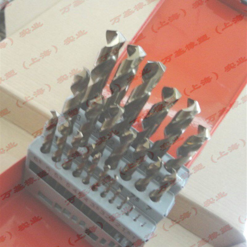 含钴组合直柄麻花钻 不锈钢专用套装钻头 高速钢钻头 1-10 1-13