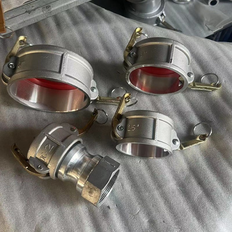 快速接头封盖铝合金DC型封油口堵头扳把式阳端封口盖法兰阳端堵盖