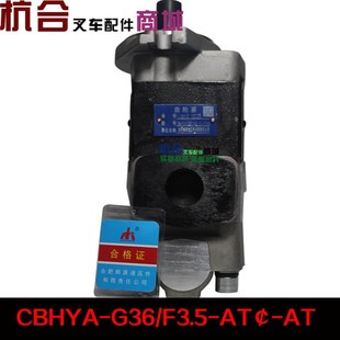F3.5适用合力5 7吨石材叉车 G36 齿轮泵双联泵13齿1法2螺CBHYA