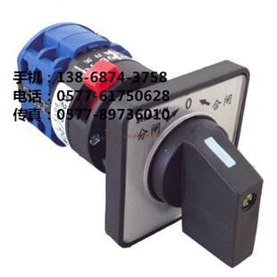 2CM自动复位单孔安装 LW26 暗锁型转换开关 B202 20LW38D LW39B