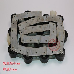 适用于xd电梯公交型SWE铁皮回转链条扶梯扶手带滑轮群组17 19节