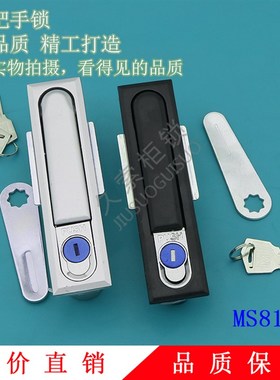 实拍MS818配电柜门锁 MS490配电箱锁开关 MS480-1-2机械门锁