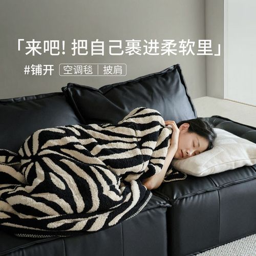 二合一抱枕盖毯极简空调毯午睡办公室枕头被汽车载沙发靠枕赛波斯