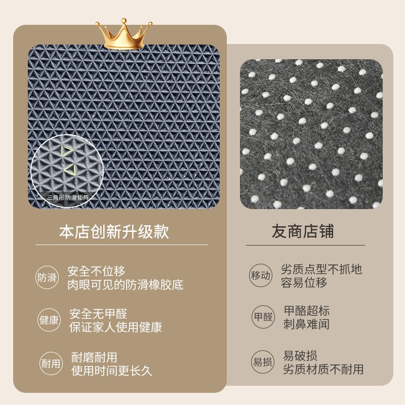 高端入户门地垫可定制裁剪门垫轻奢现代进门玄关脚垫门口地毯家用