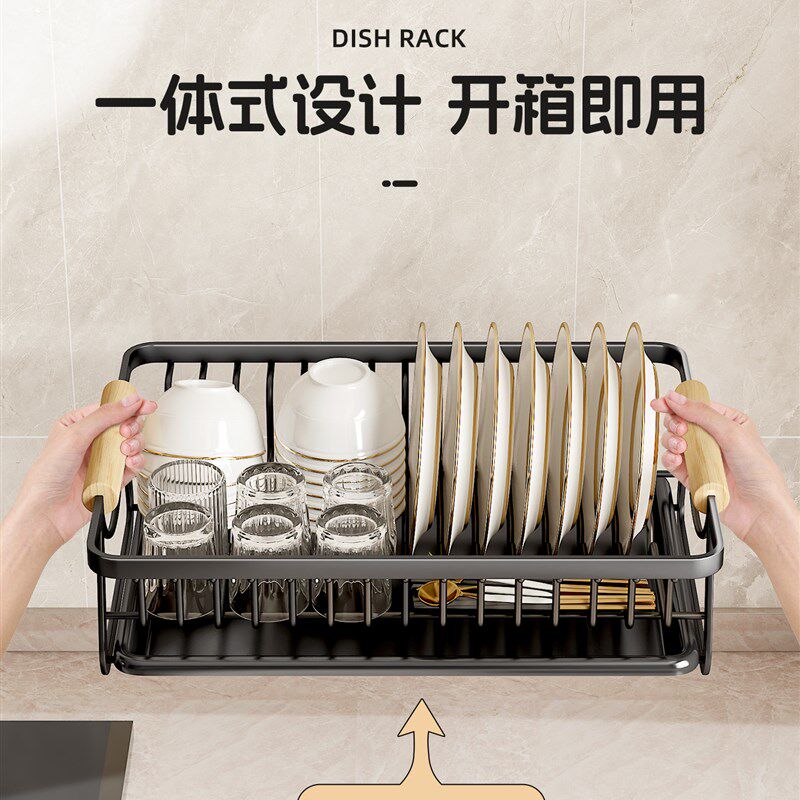 碟盘贮物架厨房贮物架家用小餐具贮物篮新型