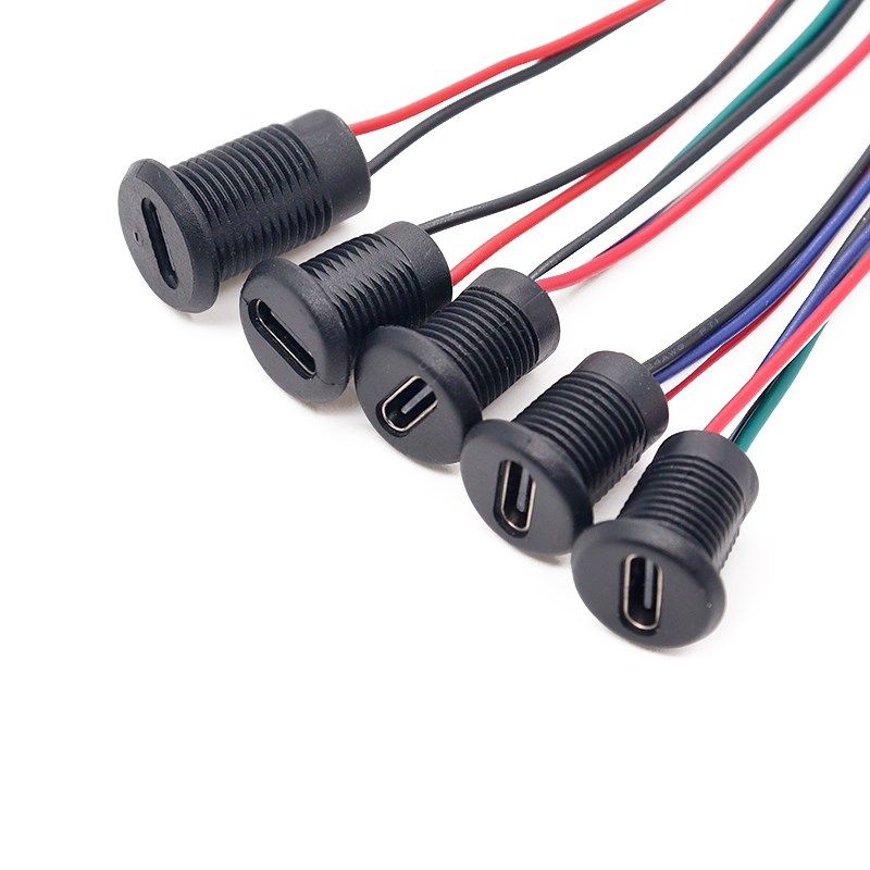 TYPE-C带线注胶直压式防水母座带线数据充电口USB连接器电源母座,鲜花速递/花卉仿真/绿植园艺,洒水/浇水壶,淘宝优惠券,粉丝福利购,淘宝优惠卷