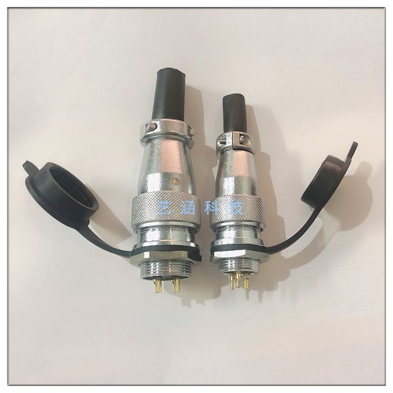 航空插座插头WS16圆形2-3-4-5-6-7-8-9-10芯M16后螺母TQ/ZM连接器