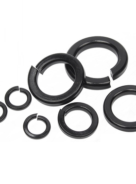 黑色304不锈钢弹垫弹簧垫圈弹簧垫片加厚华司介子M2M3M4M5M6-M33