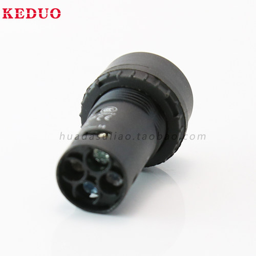 10只LA128EC ABB-11DN 带灯按钮CP1开关复位22MM常开小型开关 EB2
