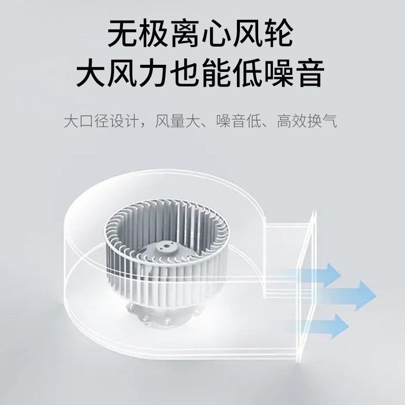管道排气扇石膏板排风扇家用集成吊顶排气扇卫生间换气扇