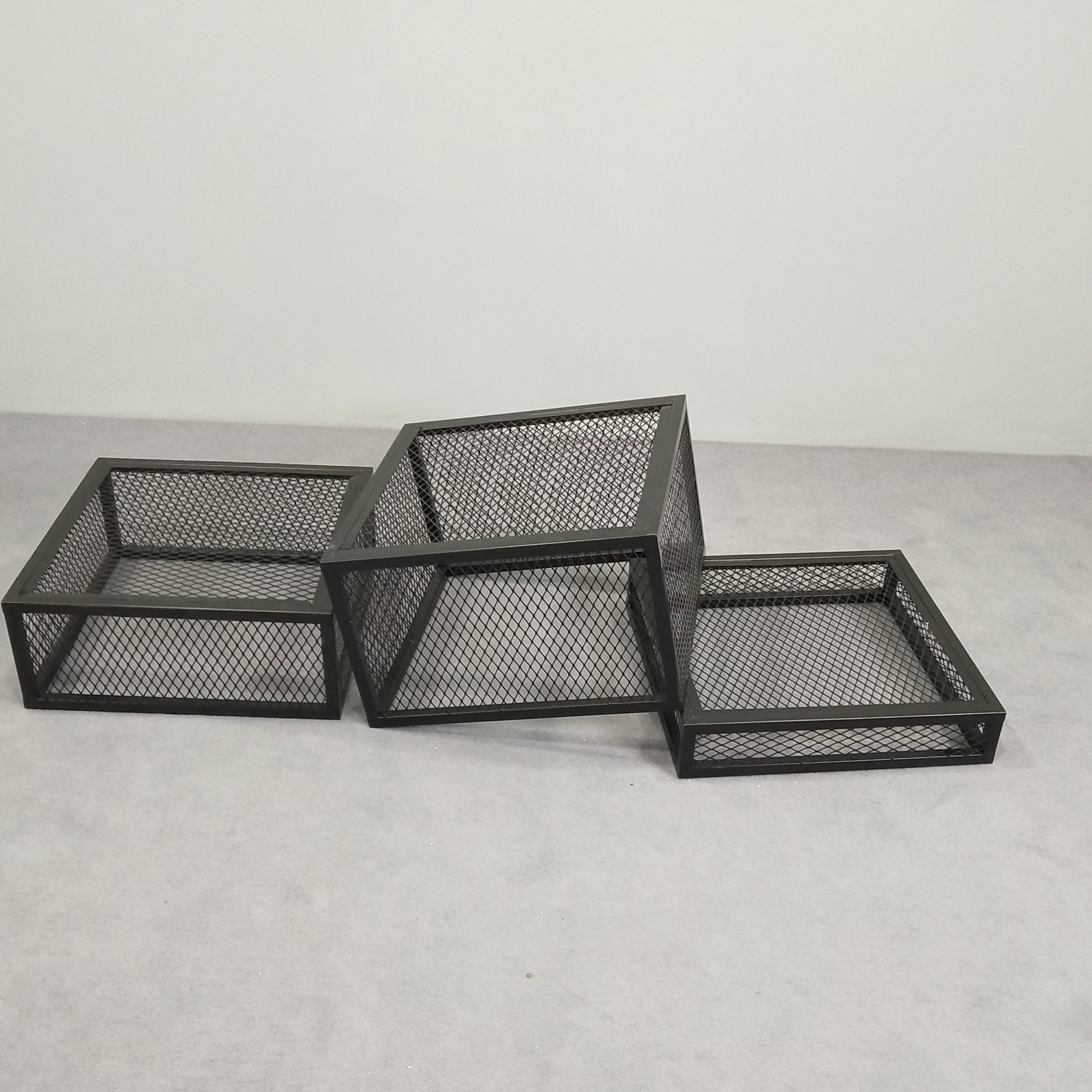 直销铁质站模特方形地台橱窗陈列装饰展示台模特低台垫落地展示台