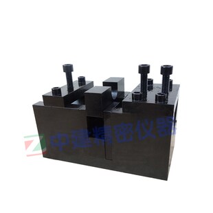 置土木工程用玻璃纤维增强筋抗剪强度测定夹具 GFRP筋双剪测试装