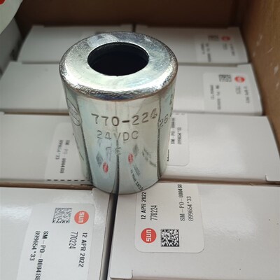 全新原装进口美国SUN 770-224 24VDC 太阳电磁阀插装阀线圈