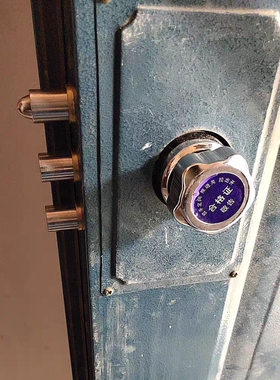 老式防盗门自动门锁 旋钮锁航鹰华鹰十字自动碰锁更换叶片C级升级