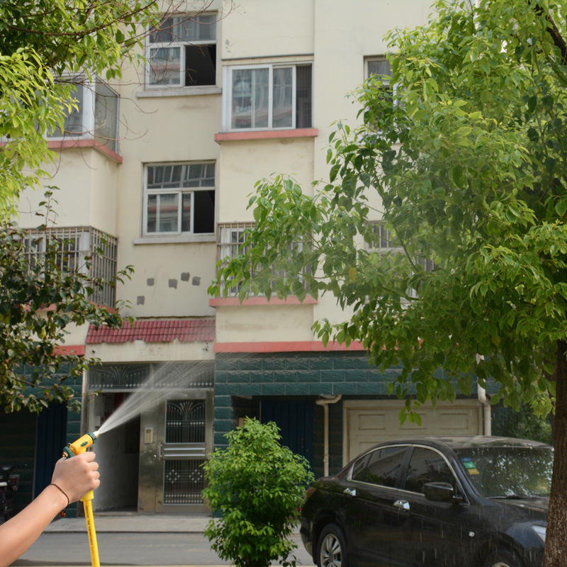 洗车水枪头 高压全铜 塑料 TPR 花洒 花园4分水管 快速接头水枪