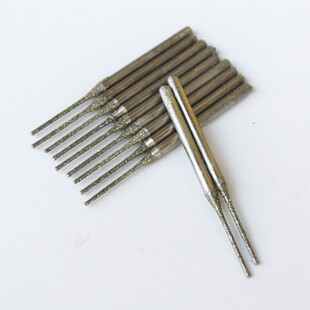 2.35柄玛瑙针玉石钻头玉石打孔针金刚石长打孔针 A级金刚砂