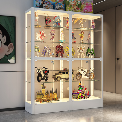 乐高手办展示柜家用玩具模型展柜玻璃柜奖品陈列柜展示架柜子酒柜