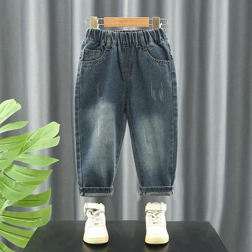 男童牛仔裤春秋款2025新款儿童裤子秋装宝宝长裤男孩休闲裤外穿潮
