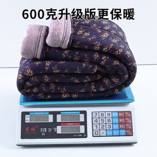 过冬北方老人保暖打底裤 宽松高腰奶奶农村老式 女冬季 老年人花棉裤