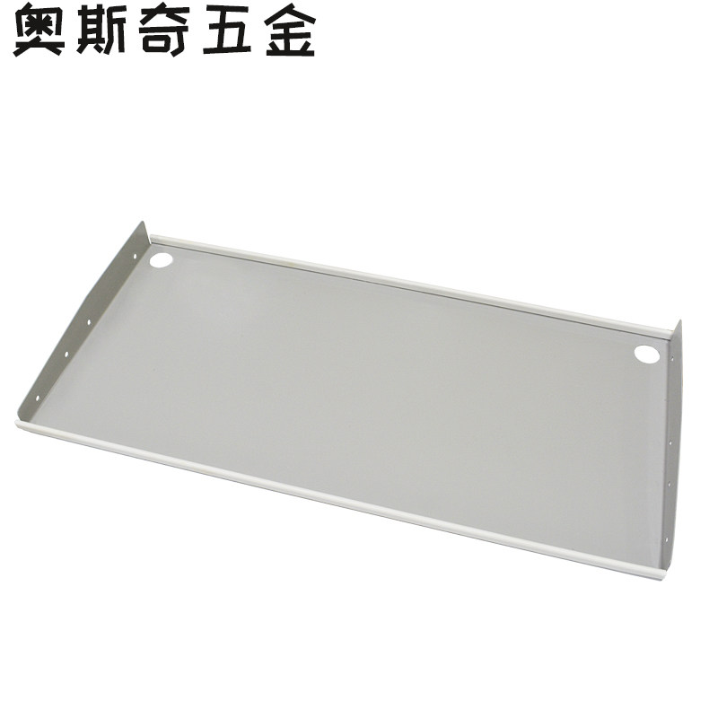 办公桌钢制键盘托架支撑架电脑键盘抽屉托盘桌底板托二节导轨吊装