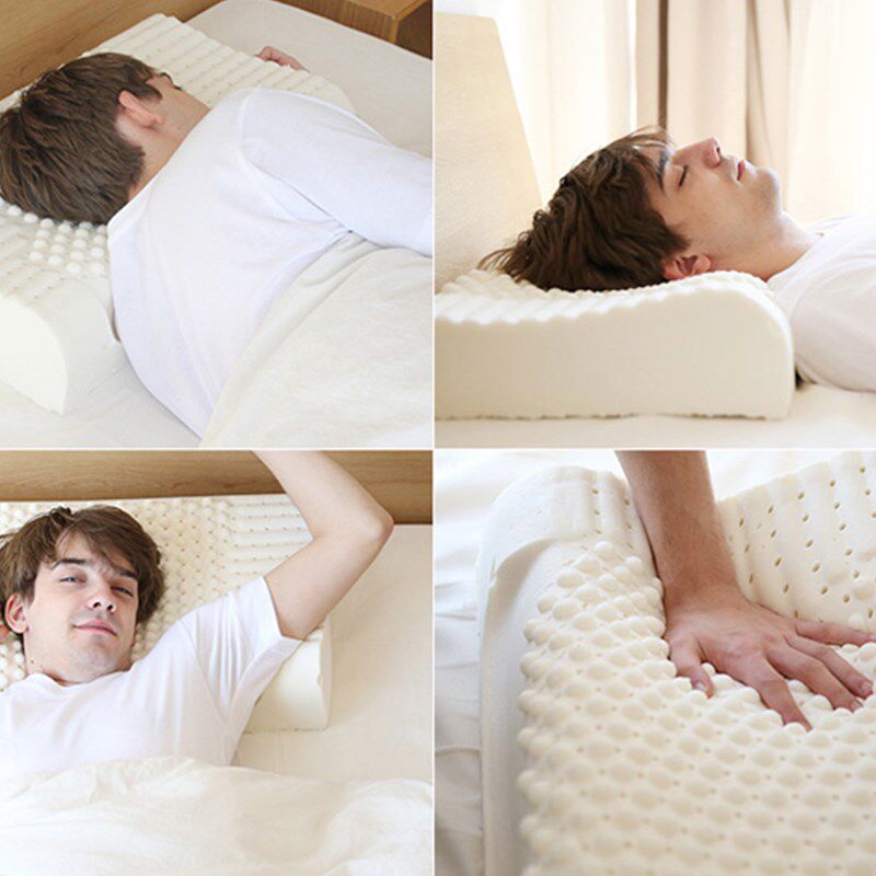 【买一赠一】天然乳胶按摩枕  60*40cm  10/8cm带布套颗粒乳胶枕t,床上用品,乳胶枕,淘宝优惠券,粉丝福利购,淘宝优惠卷
