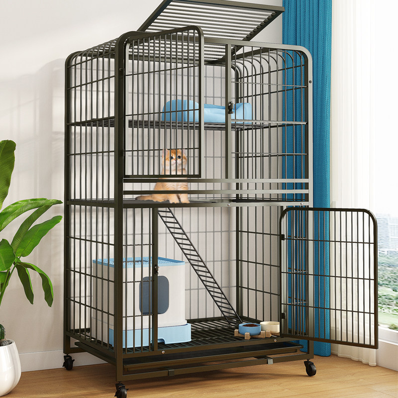 猫窝家用猫别墅猫笼一体猫空笼双层笼子上下层不占地超大自由空间,宠物/宠物食品及用品,猫笼子/猫别墅,淘宝优惠券,粉丝福利购,淘宝优惠卷