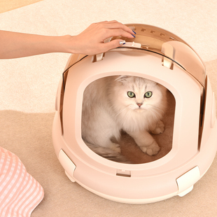 派可为航空箱猫咪太空舱猫包猫窝猫笼子宠物外出便携猫箱子托运箱